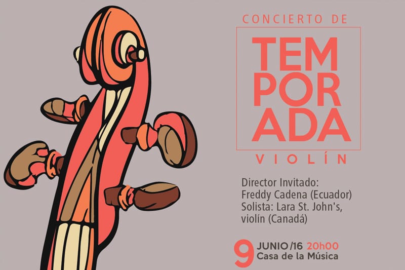 CONCIERTO TEMPORADA CON VIOLINISTA CANADIENSE